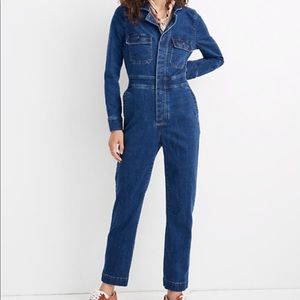 MADEWELL Denim Slim Coverall Jumpsuit 4